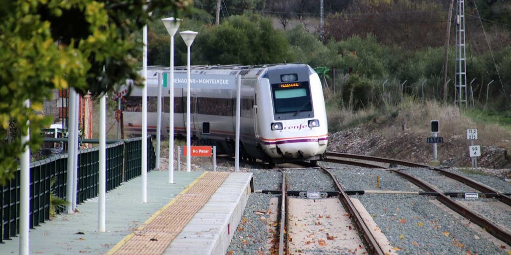 Serrania de Ronda residents walk famous railway route to demand the improvement of train services