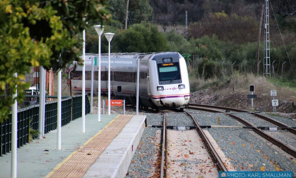 Serrania de Ronda residents walk famous railway route to demand the improvement of train services