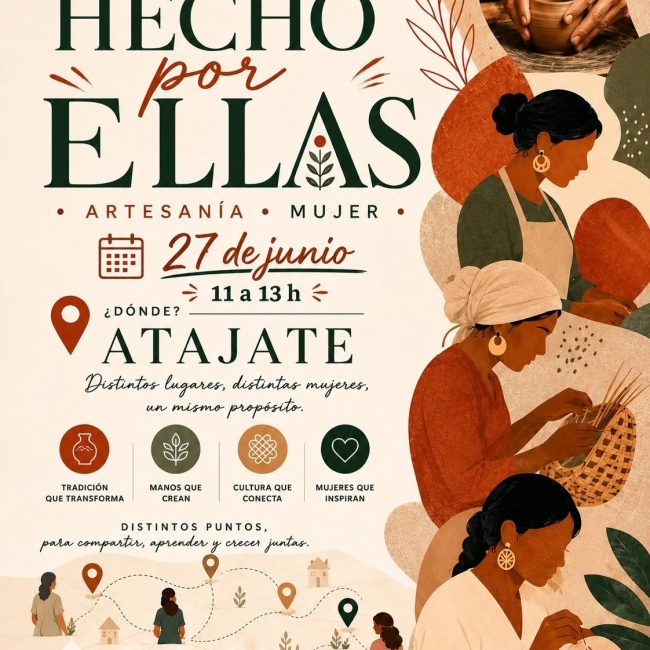 ‘Hecho por Ellas’ rural craft event in Atajate