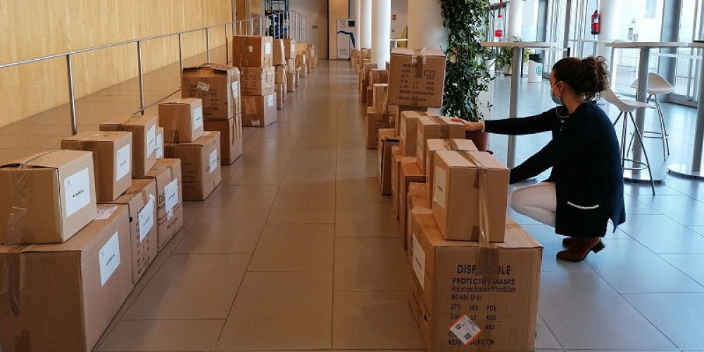 La Diputación hace entrega de 135.000 mascarillas quirúrgicas a los ayuntamientos de municipios menores de 25.000 habitantes