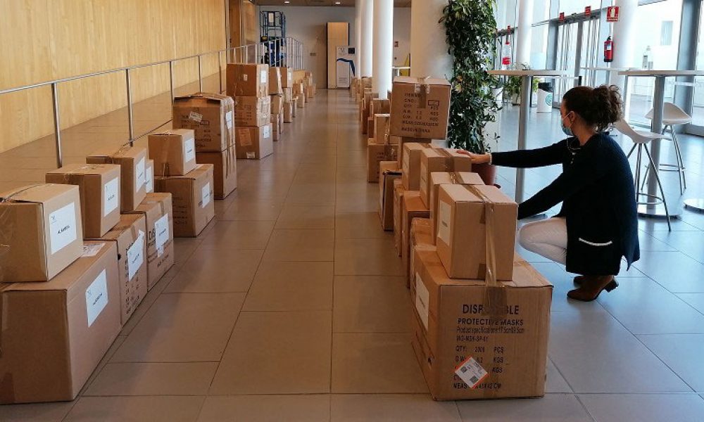 La Diputación hace entrega de 135.000 mascarillas quirúrgicas a los ayuntamientos de municipios menores de 25.000 habitantes