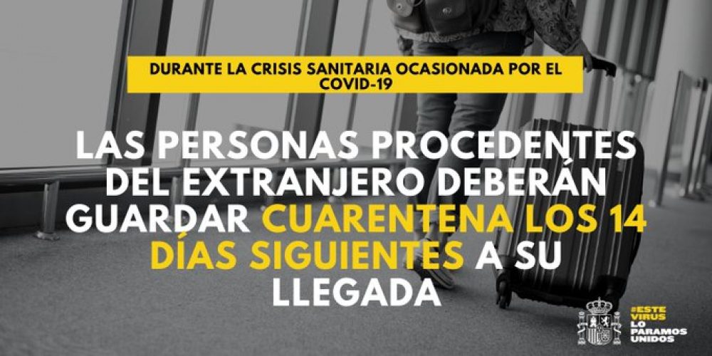 BREAKING: Spain to introduce 14-day quarantine on arrival for international travellers