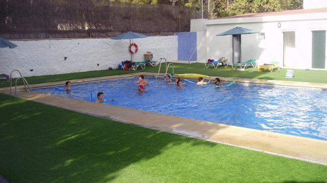 Municipal swimming pool