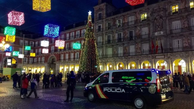 Police check in Spain
