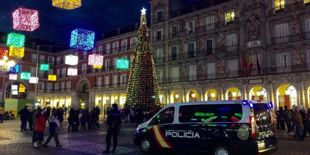 Police check in Spain