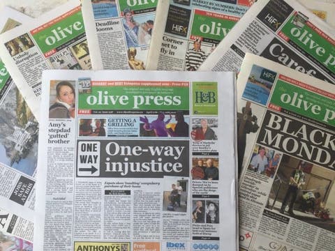The Olive Press newspaper, Spain